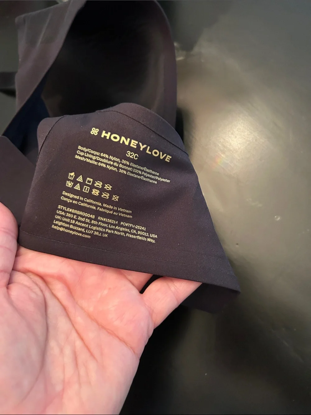 Honey love  T-Shirt Bra in Deep Plum NWOT